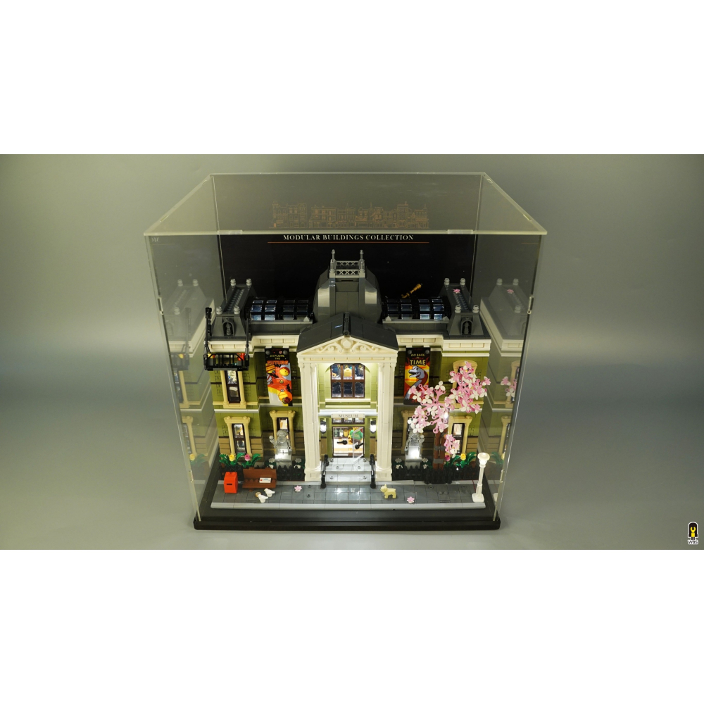 ［想樂］ [不含積木]  WBS 樂光 10326 街景 博物館 專用燈組 紙片燈 樂光燈 專用防塵盒 展示盒 壓克力-細節圖8