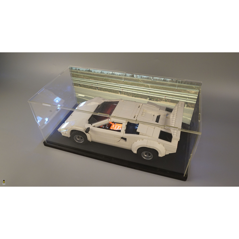 ［想樂］ [不含積木]  WBS 樂光 10337 藍寶堅尼 專用燈組 紙片燈 樂光燈 專用防塵盒 展示盒 壓克力-細節圖7