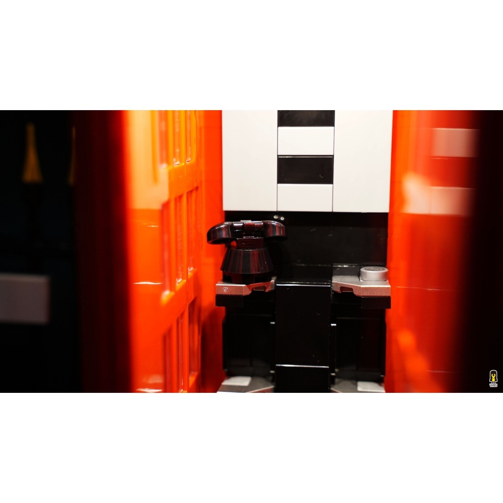 ［想樂］ [不含積木]  WBS 樂光 21347 倫敦紅色電話亭 專用燈組 紙片燈 樂光燈 專用防塵盒 展示盒 壓克力-細節圖4