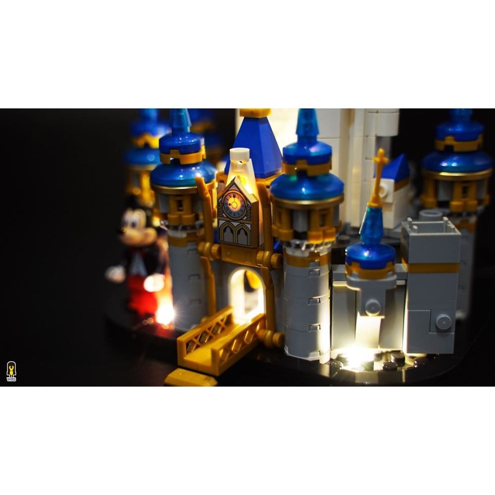 ［想樂］ [不含積木]  WBS 樂光 40478 迪士尼 小城堡 專用燈組 紙片燈 樂光燈 專用防塵盒 展示盒 壓克力-細節圖5