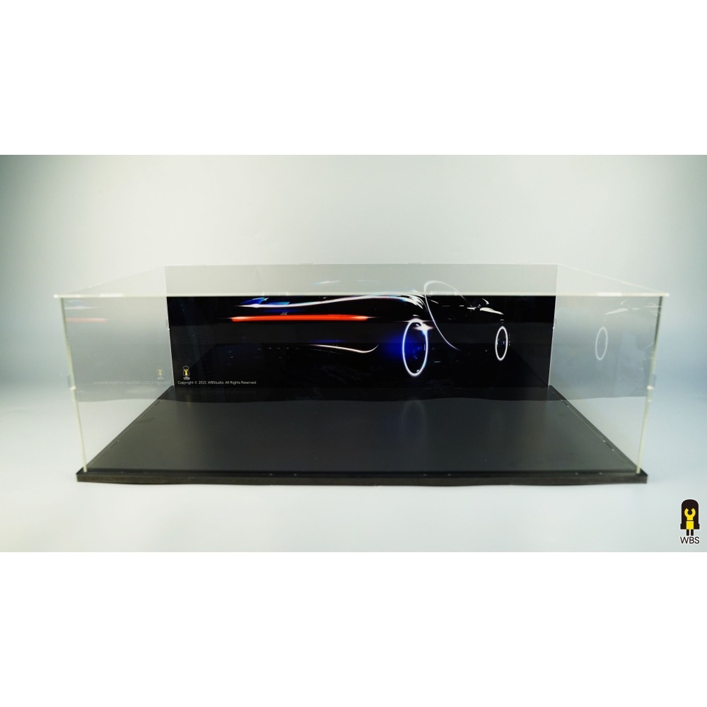 ［想樂］ [不含積木]  WBS 樂光 42083 布加迪 專用燈組 紙片燈 樂光燈 專用防塵盒 展示盒 壓克力-細節圖2