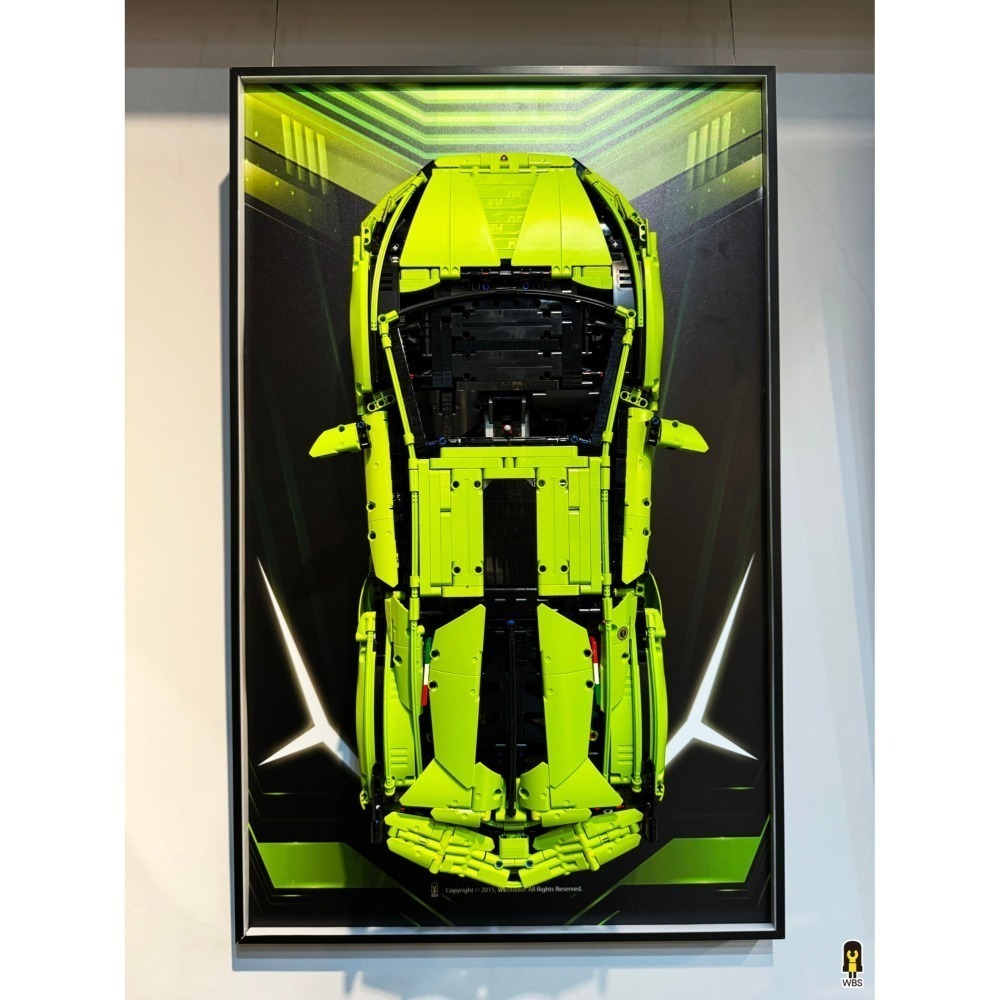 ［想樂］ [不含積木]  WBS 樂光 42115 藍寶堅尼 專用燈組 紙片燈 樂光燈 專用防塵盒 展示盒 壓克力-細節圖3