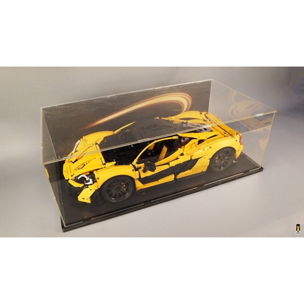 ［想樂］ [不含積木]  WBS 樂光 42172 麥拉倫 P1 專用燈組 紙片燈 樂光燈 專用防塵盒 展示盒 壓克力-細節圖7