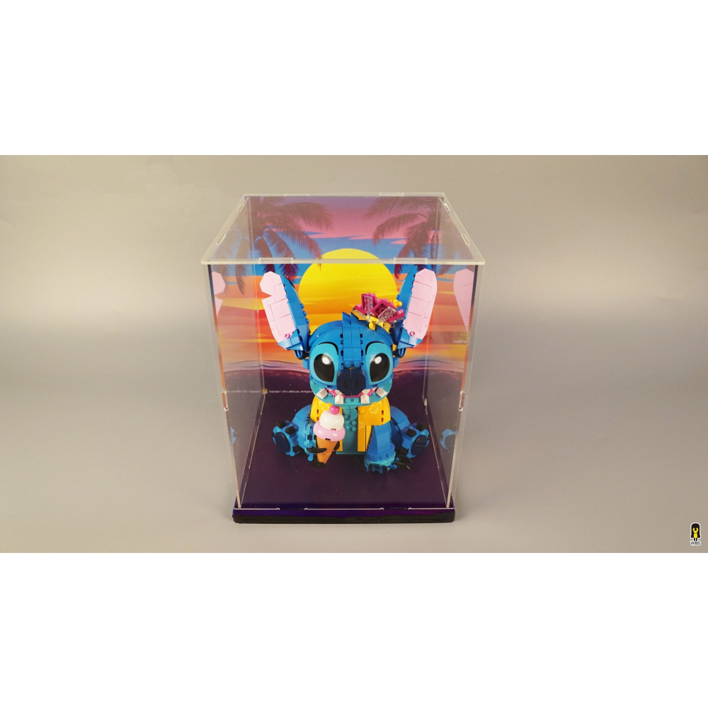 ［想樂］ [不含積木]  WBS 樂光 43249 史迪奇 專用防塵盒 展示盒 壓克力-細節圖2