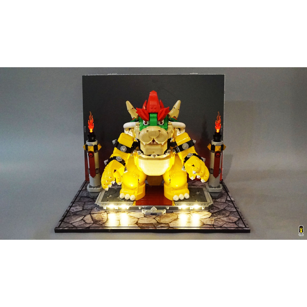 ［想樂］ [不含積木]  WBS 樂光 71411 庫巴 專用燈組 紙片燈 樂光燈 專用防塵盒 展示盒 壓克力-細節圖2