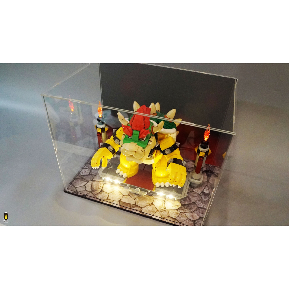 ［想樂］ [不含積木]  WBS 樂光 71411 庫巴 專用燈組 紙片燈 樂光燈 專用防塵盒 展示盒 壓克力-細節圖3