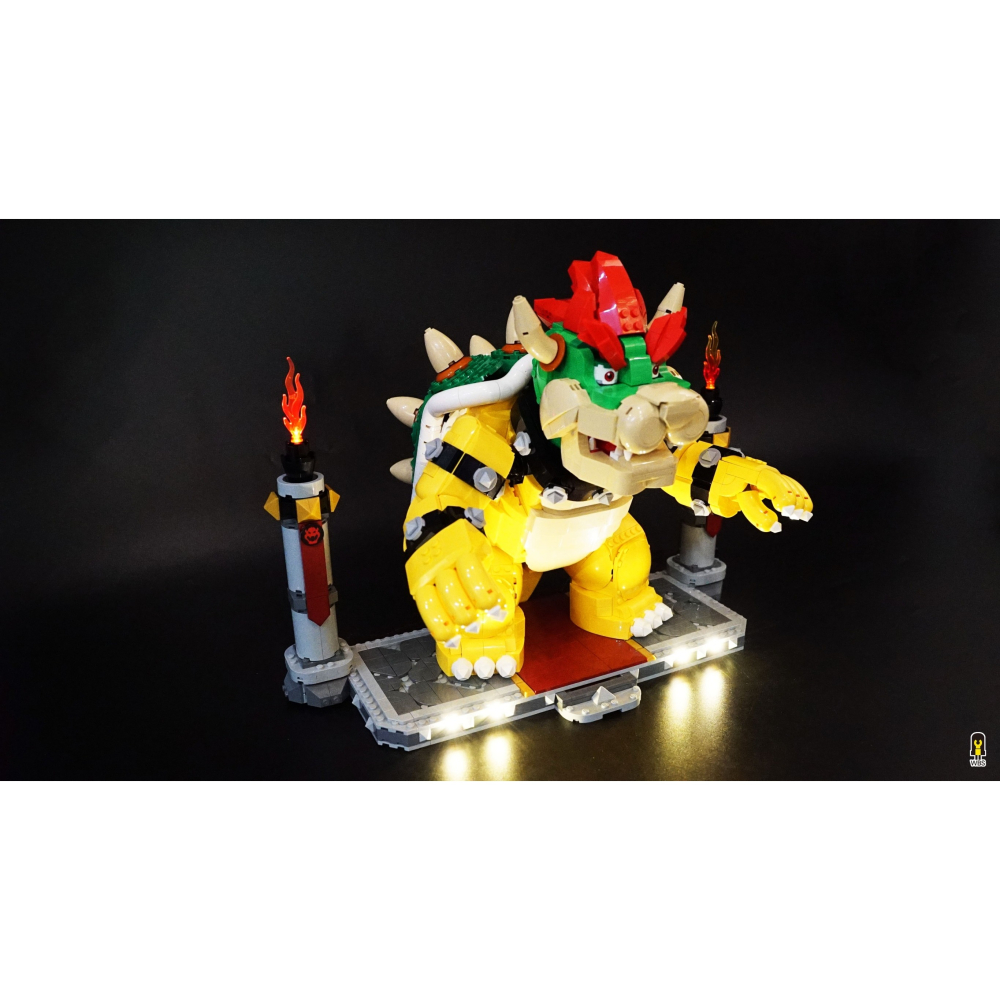 ［想樂］ [不含積木]  WBS 樂光 71411 庫巴 專用燈組 紙片燈 樂光燈 專用防塵盒 展示盒 壓克力-細節圖6