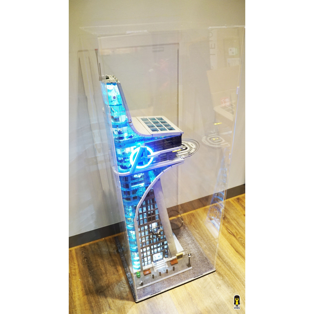 ［想樂］ [不含積木]  WBS 樂光 76269 復仇者大廈 專用燈組 紙片燈 樂光燈 專用防塵盒 展示盒 壓克力-細節圖7