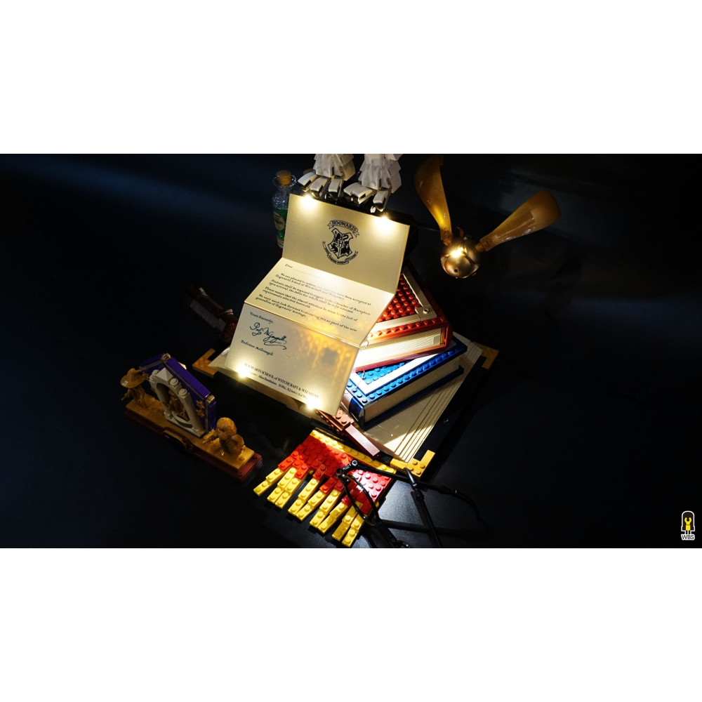 ［想樂］ [不含積木]  WBS 樂光 76391 大嘿美 專用燈組 紙片燈 樂光燈 專用防塵盒 展示盒 壓克力-細節圖5