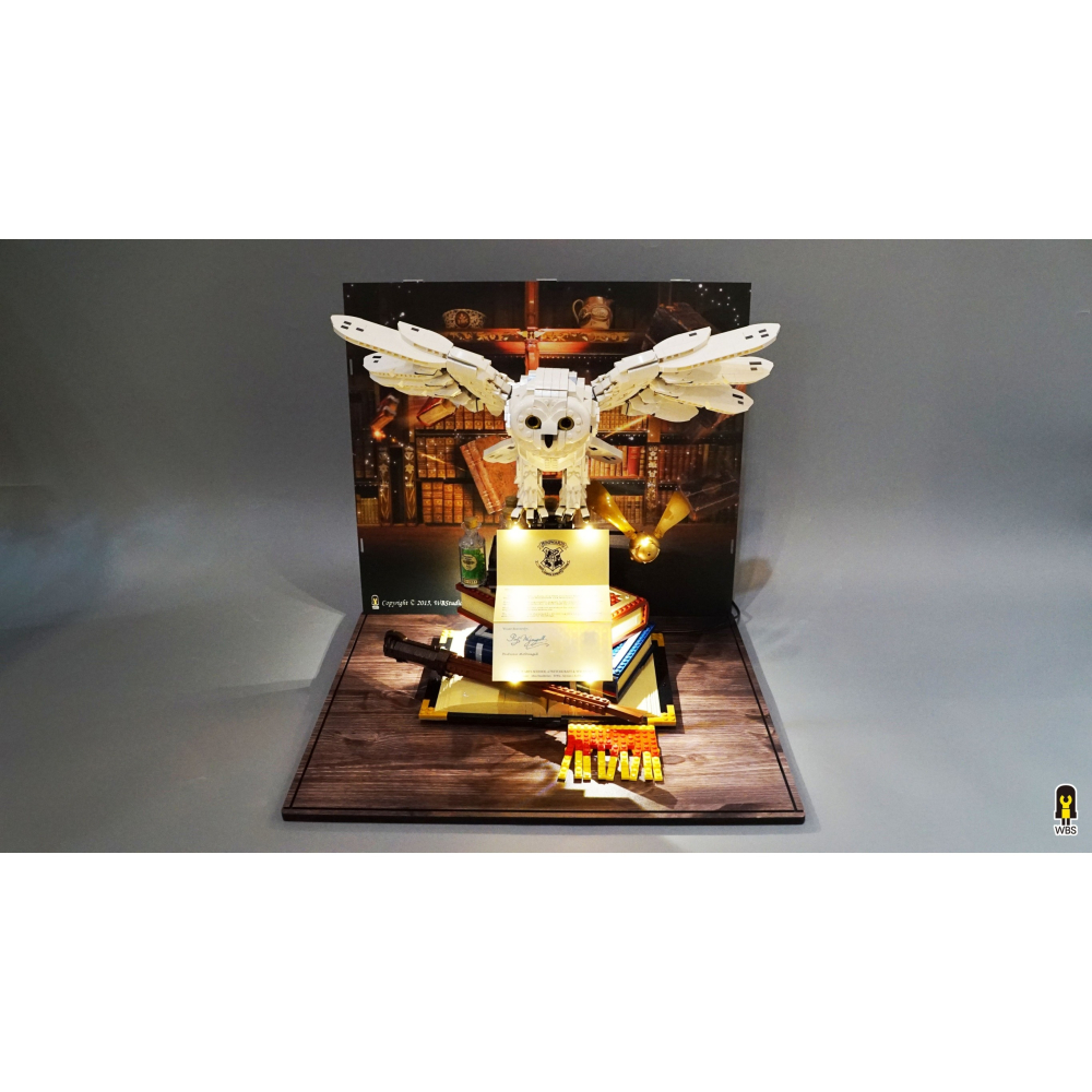 ［想樂］ [不含積木]  WBS 樂光 76391 大嘿美 專用燈組 紙片燈 樂光燈 專用防塵盒 展示盒 壓克力-細節圖7