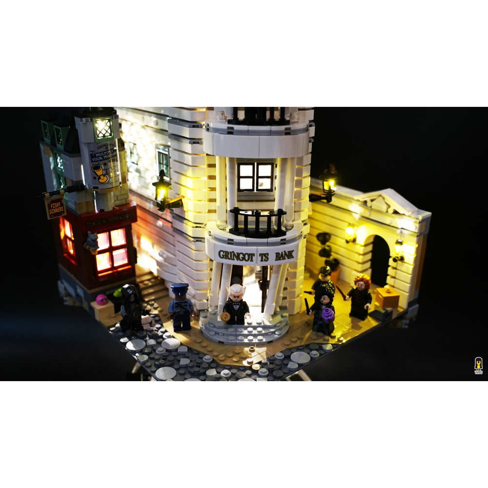 ［想樂］ [不含積木]  WBS 樂光 76417 古靈閣 專用燈組 紙片燈 樂光燈 專用防塵盒 展示盒 壓克力-細節圖7