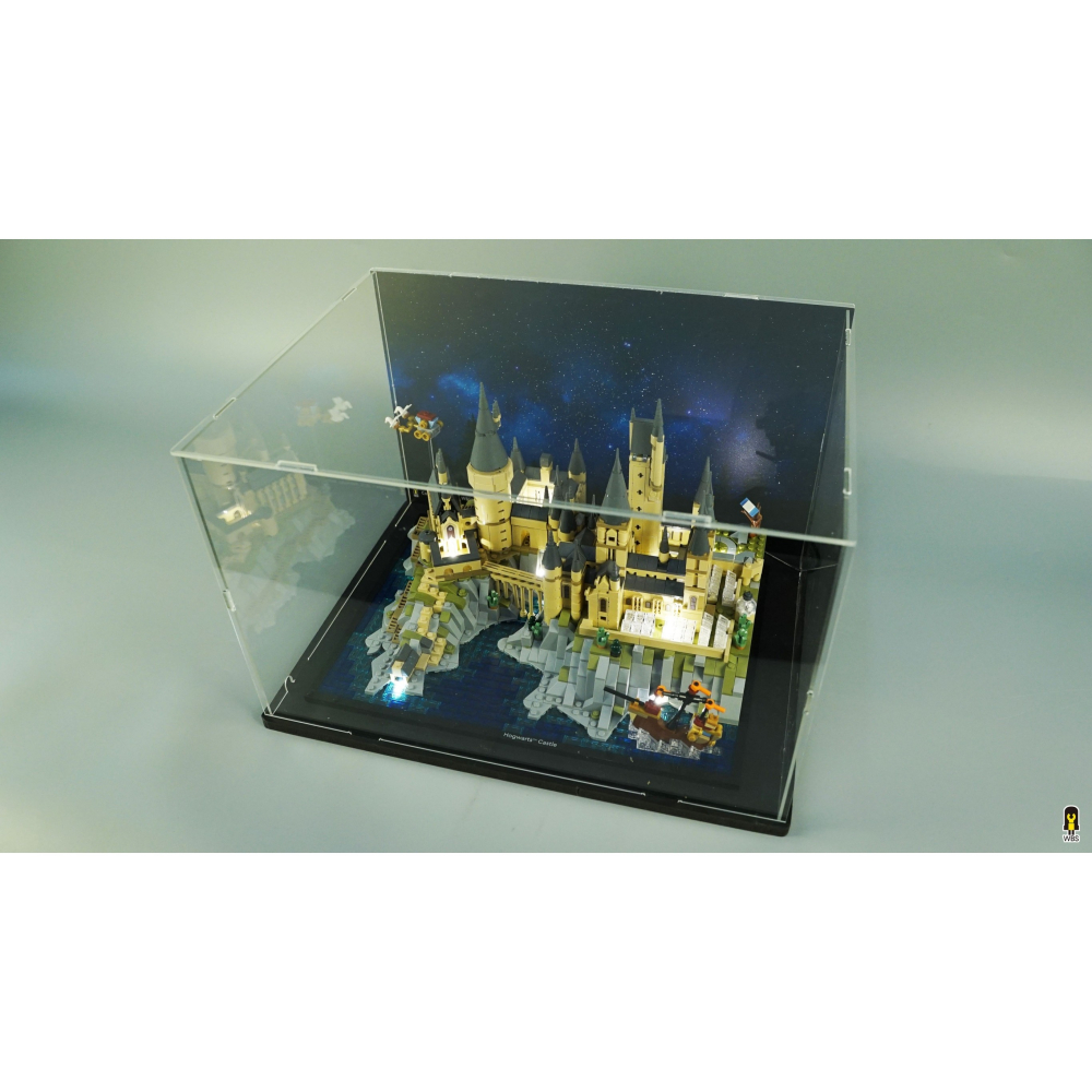 ［想樂］ [不含積木]  WBS 樂光 76419 霍格華茲  專用燈組 紙片燈 樂光燈 專用防塵盒 展示盒 壓克力-細節圖6