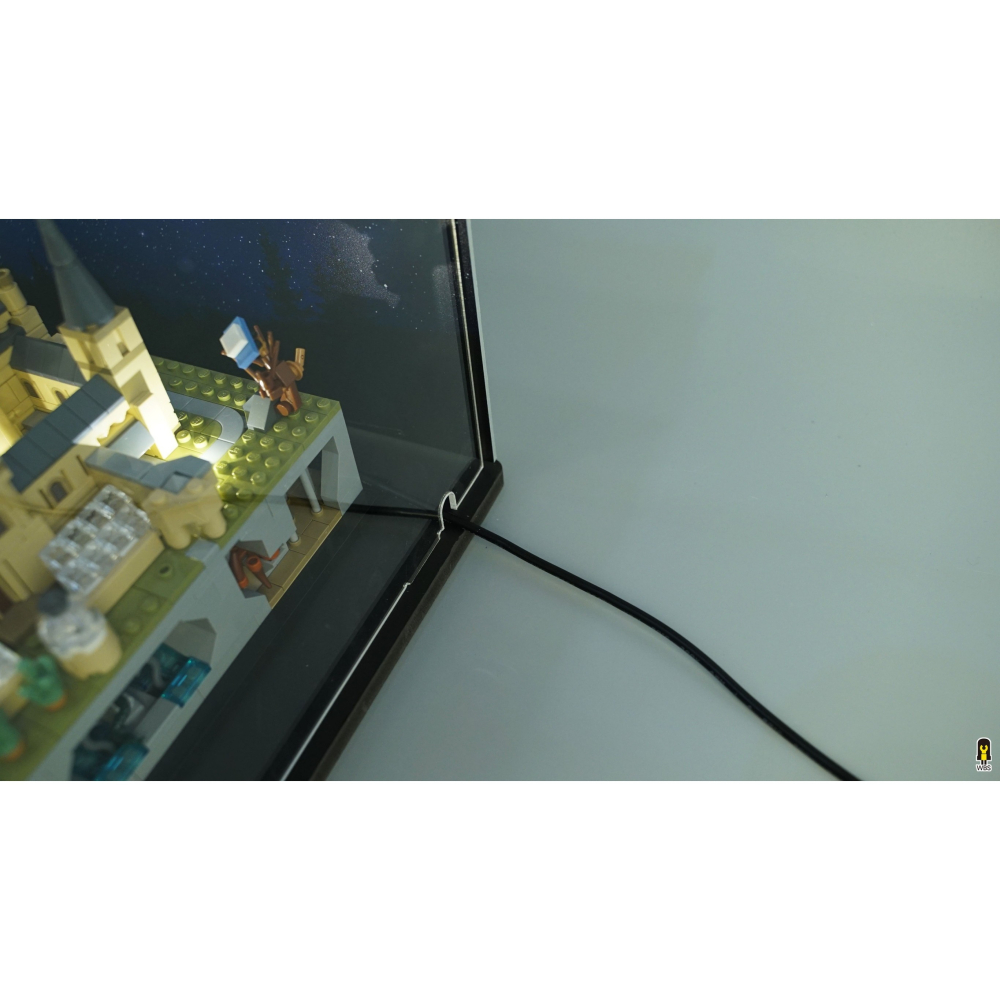 ［想樂］ [不含積木]  WBS 樂光 76419 霍格華茲  專用燈組 紙片燈 樂光燈 專用防塵盒 展示盒 壓克力-細節圖9