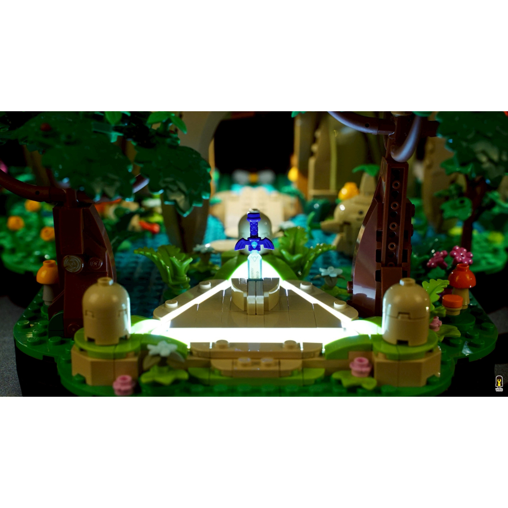 ［想樂］ [不含積木]  WBS 樂光 77092 德庫樹 專用燈組 紙片燈 樂光燈 專用防塵盒 展示盒 壓克力-細節圖6