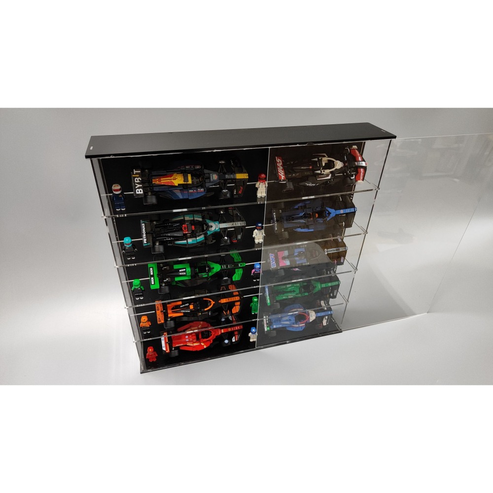 ［想樂］ [不含積木]  WBS 樂光 Speed Champion F1 方程式賽車 專用防塵盒 展示盒 壓克力-細節圖2