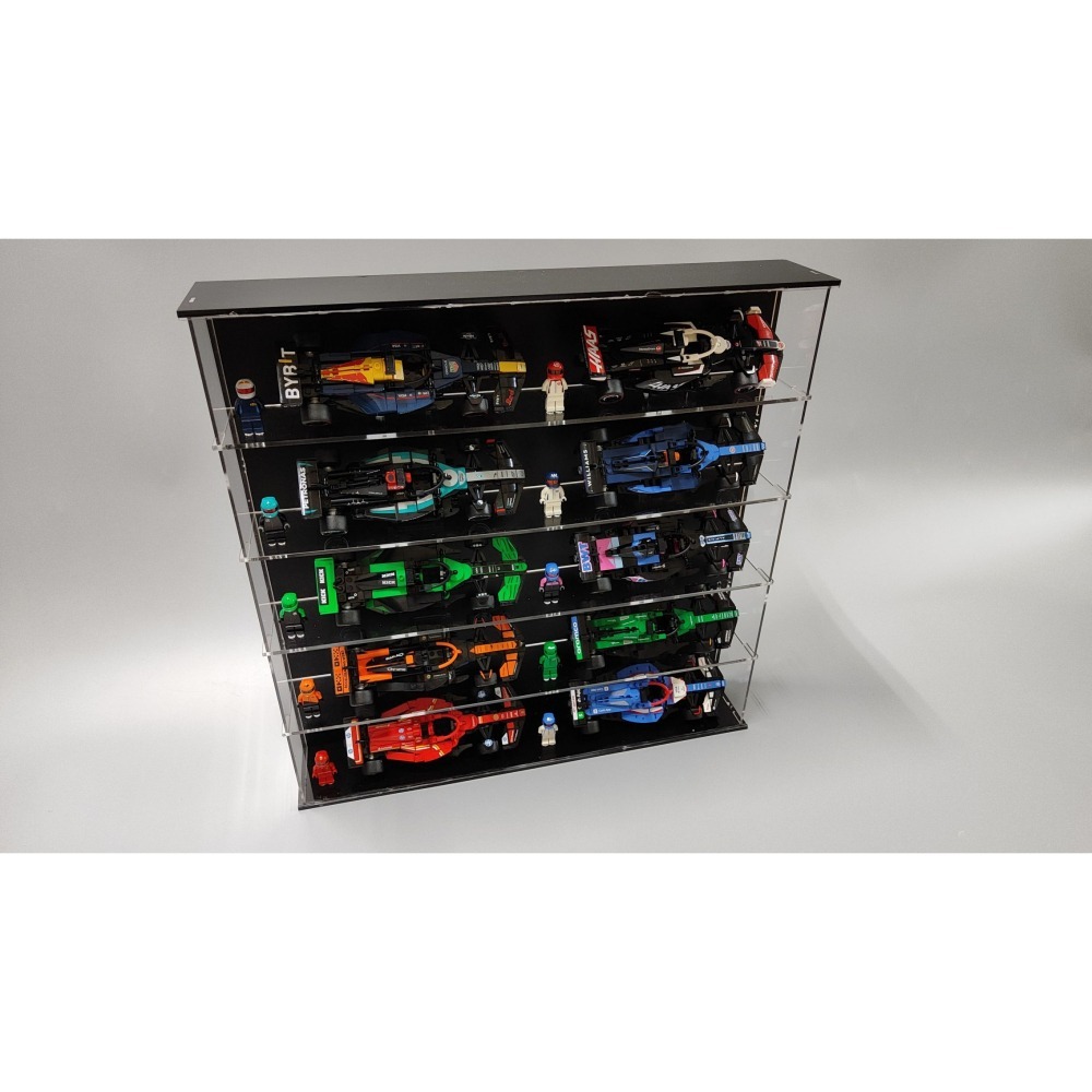 ［想樂］ [不含積木]  WBS 樂光 Speed F1 方程式賽車 專用防塵盒 展示盒 壓克力 77242 77243-細節圖5