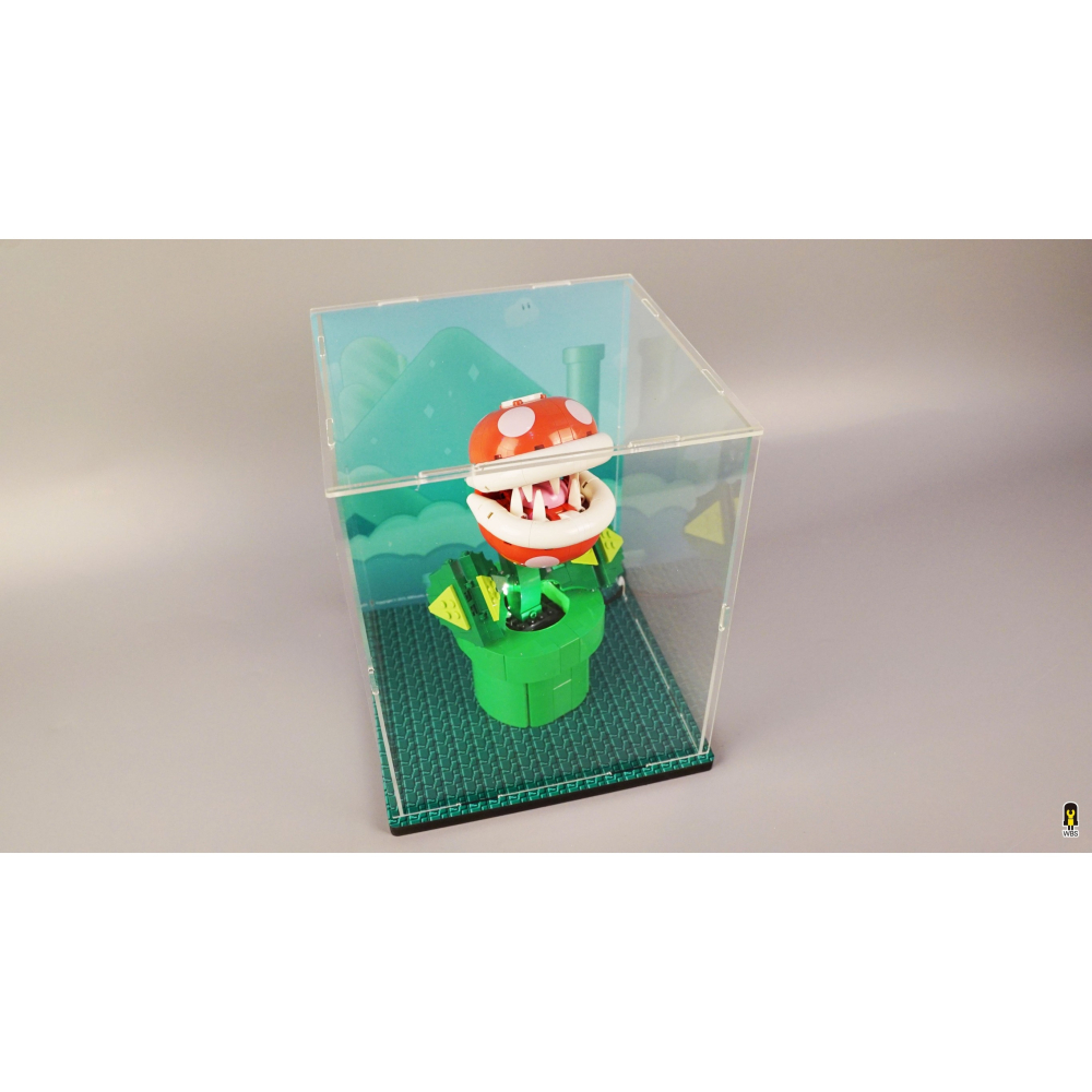 ［想樂］ [不含積木]  WBS 樂光 71426 吞食花 專用燈組 紙片燈 樂光燈 專用防塵盒 展示盒 壓克力-細節圖3