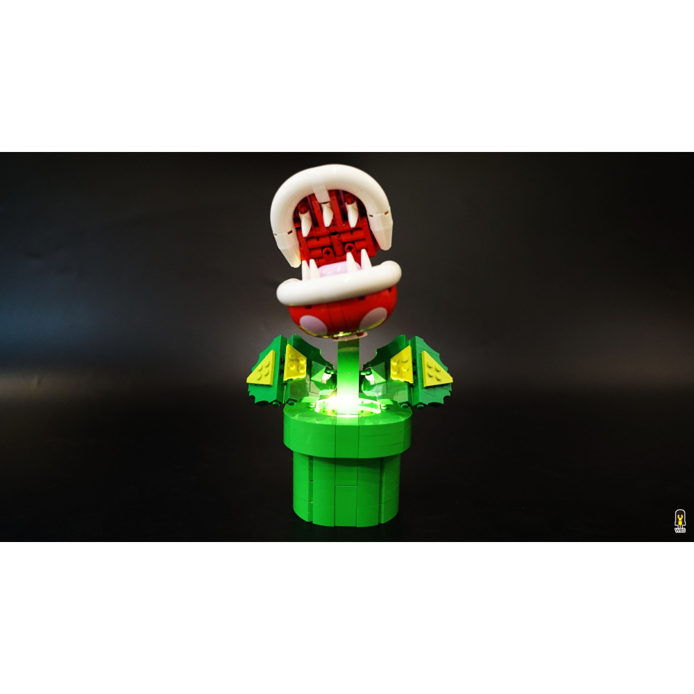 ［想樂］ [不含積木]  WBS 樂光 71426 吞食花 專用燈組 紙片燈 樂光燈 專用防塵盒 展示盒 壓克力-細節圖7