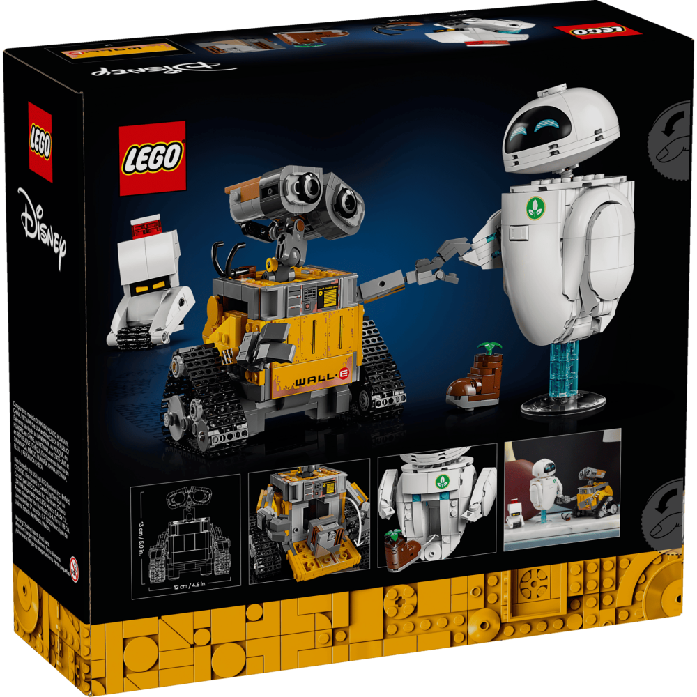 ［想樂］全新 樂高 LEGO 43279 Disney 迪士尼 瓦力和伊芙 WALL-E and EVE-細節圖2