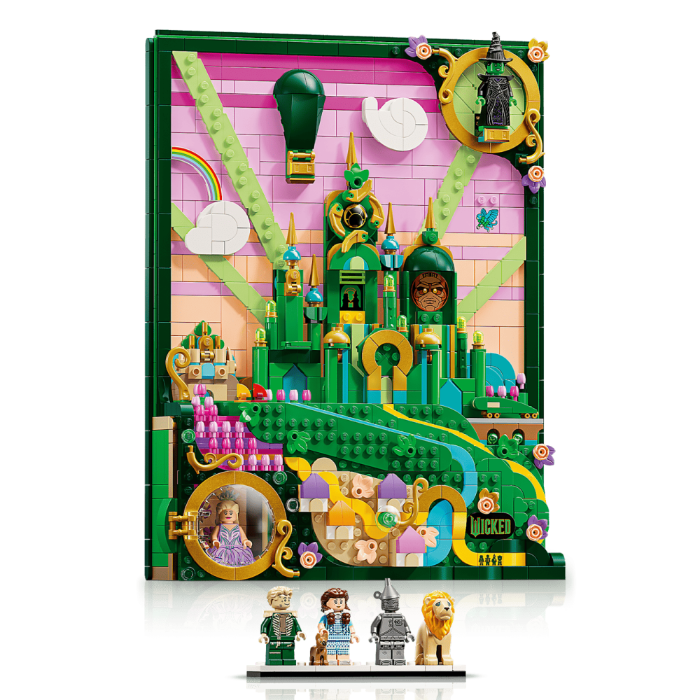 ［想樂］全新 樂高 LEGO 75685 魔法壞女巫 翡翠城壁飾-細節圖5