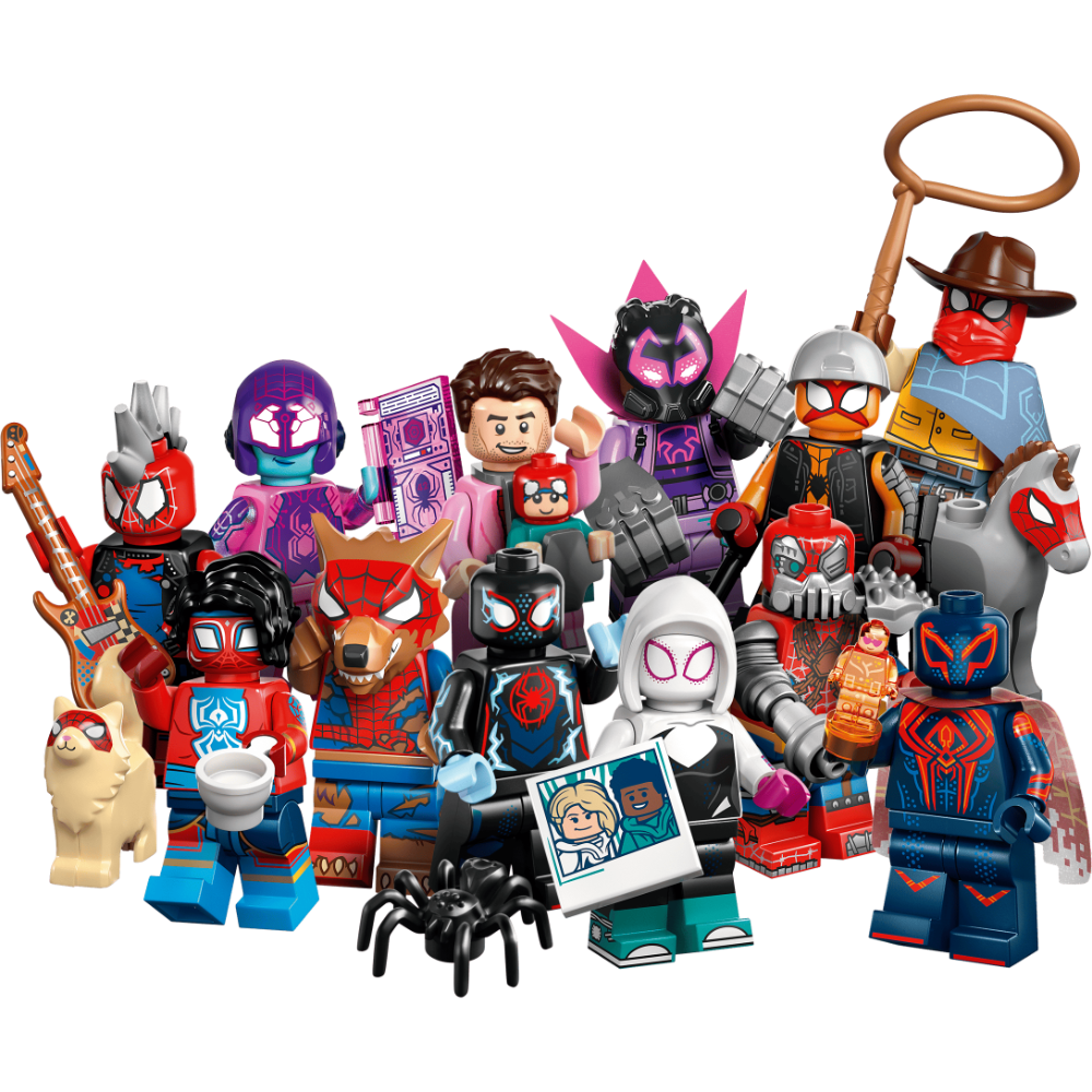 ［想樂］全新 樂高 LEGO 71050 蜘蛛人：穿越新宇宙 人偶抽抽盒 (一套12隻) 展示框-規格圖9