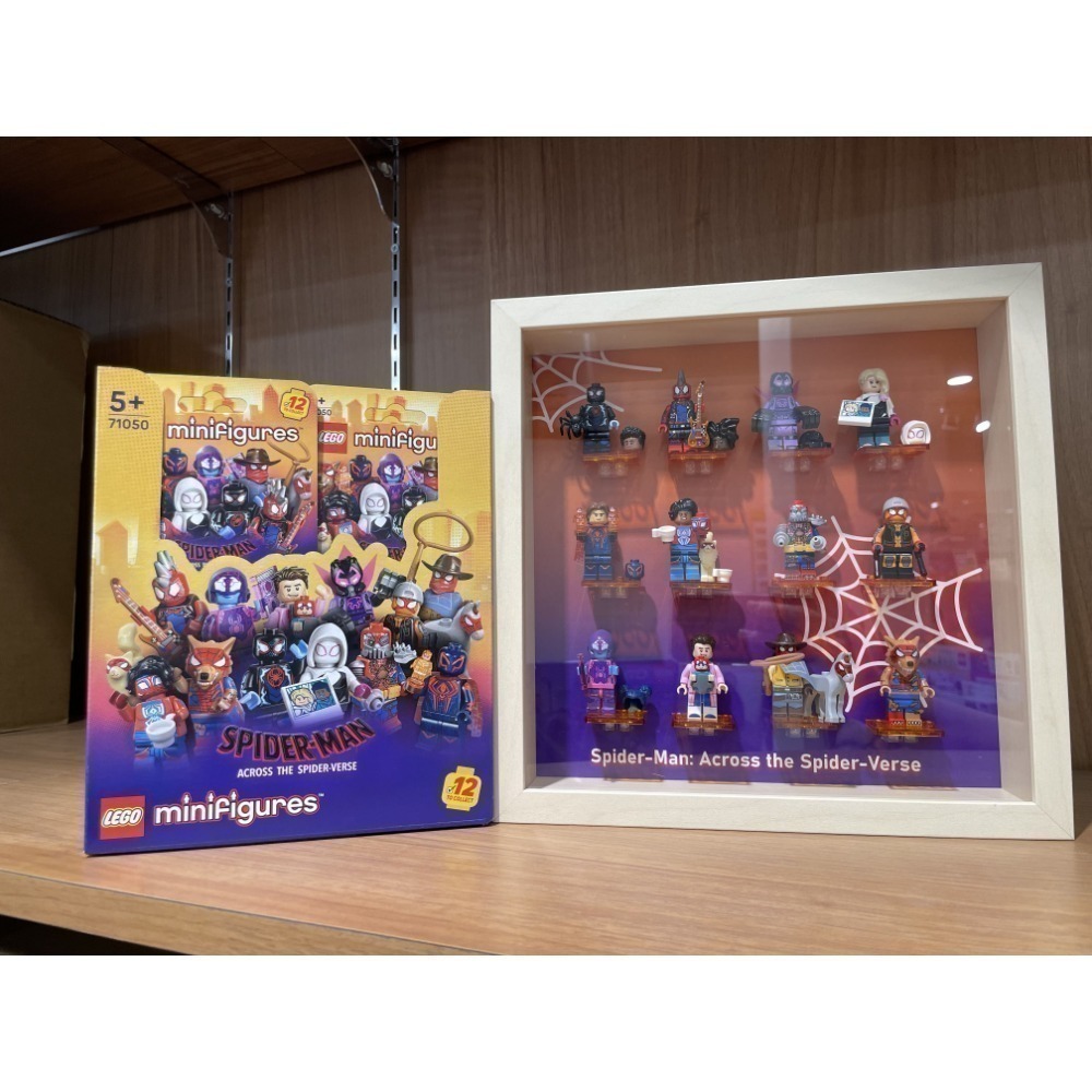 ［想樂］全新 樂高 LEGO 71050 蜘蛛人：穿越新宇宙 人偶抽抽盒 (一套12隻) 展示框-規格圖9