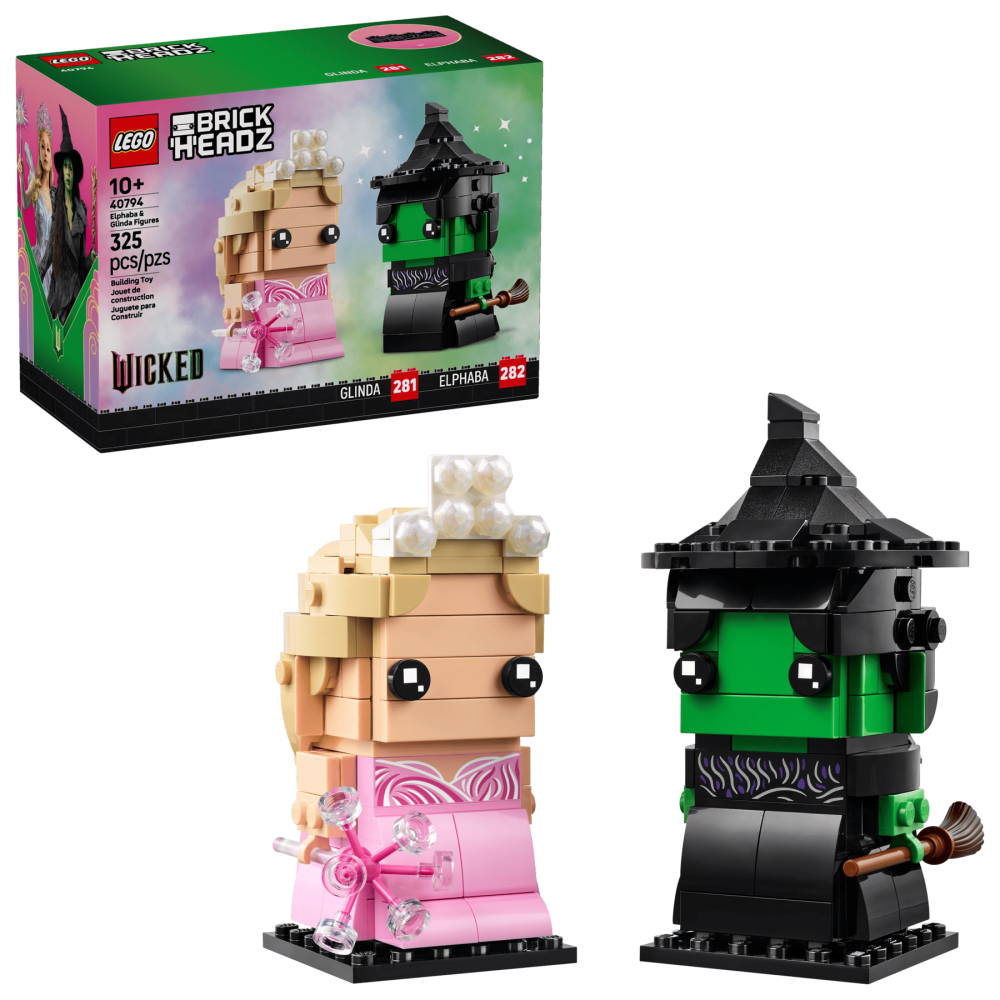 ［想樂］全新 樂高 LEGO 40794 BrickHeadz 《魔法壞女巫》 艾法芭和格琳達玩偶-細節圖9