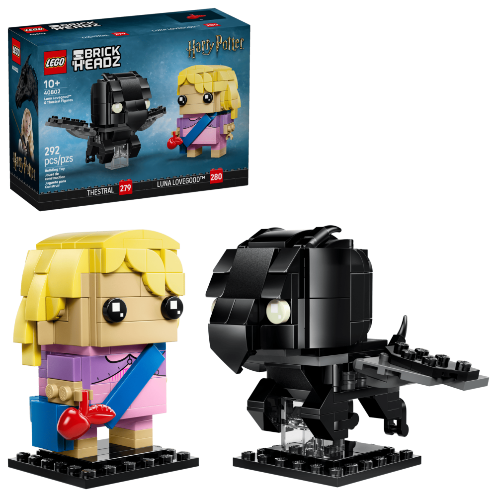 ［想樂］全新 樂高 LEGO 40802 BrickHeadz HarryPotter 哈利波特 露娜羅古德和騎士墜鬼馬-細節圖9