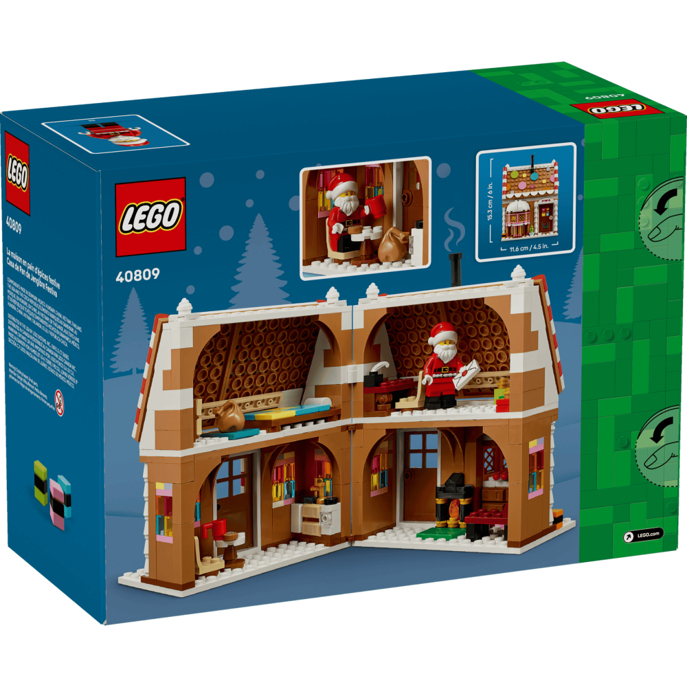 ［想樂］全新 樂高 LEGO 40809 聖誕節 節慶薑餅屋-細節圖2