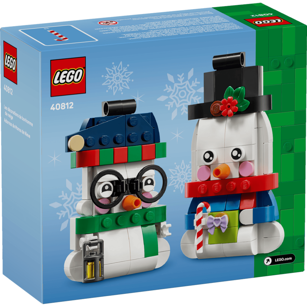 ［想樂］全新 樂高 LEGO 40812 聖誕節 雪人飾品 可吊掛在聖誕樹上-細節圖2