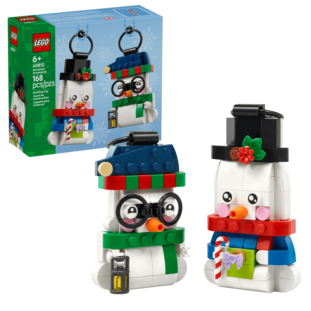 ［想樂］全新 樂高 LEGO 40812 聖誕節 雪人飾品 可吊掛在聖誕樹上-細節圖8