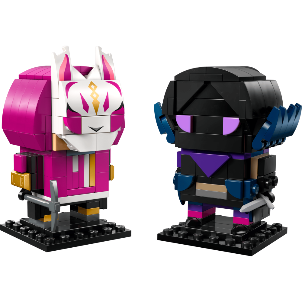 ［想樂］全新 樂高 LEGO 40884 BrickHeadz Fortnite Drift 和 Raven 玩偶-細節圖3