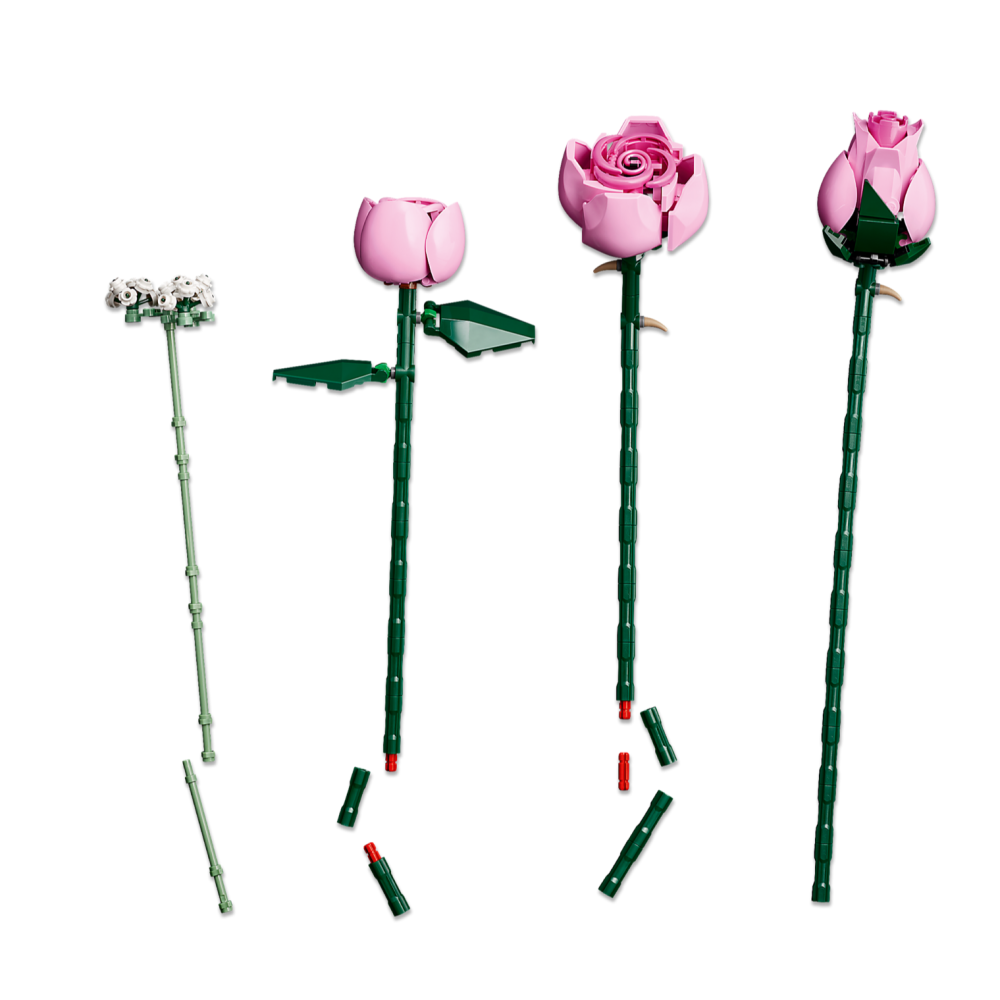 ［想樂］全新 樂高 LEGO 10374 Icons 花藝系列 玫瑰花束-細節圖6