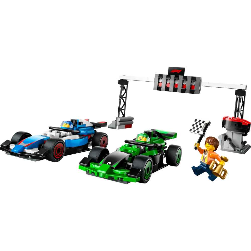 ［想樂］全新 樂高 LEGO 60474 City 城市 F1 起跑區與 VCARB 和 Sauber 賽車-細節圖3