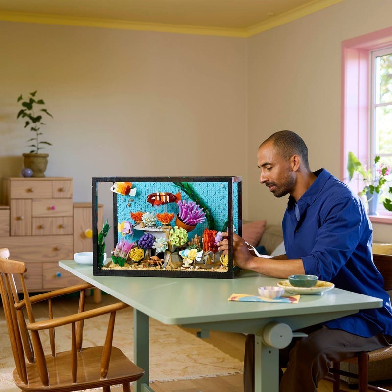 ［想樂］全新 樂高 LEGO 10366 ICONS 熱帶水族箱-細節圖6