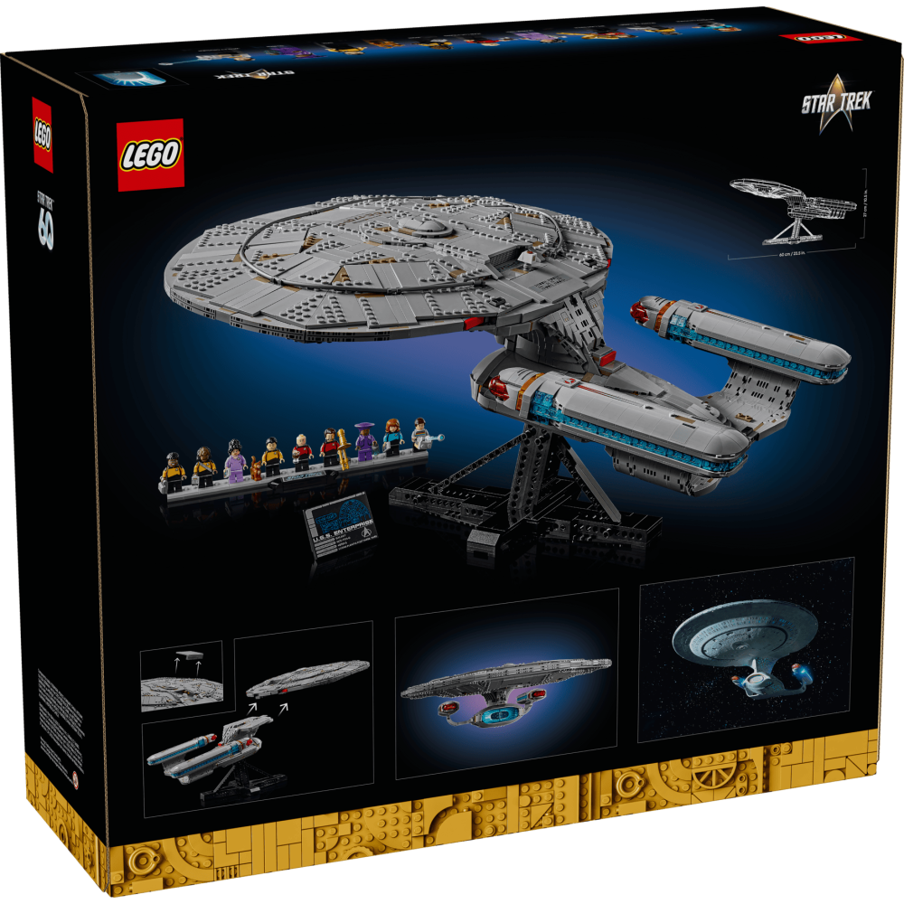 ［想樂］全新 樂高 LEGO 10356 ICONS 《星際爭霸戰》聯邦星艦企業號-細節圖2