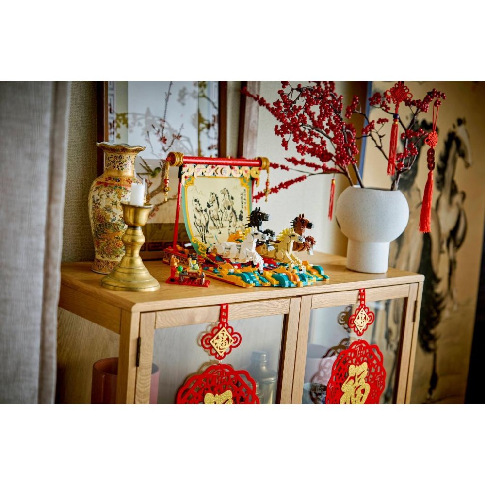 ［想樂］全新 樂高 LEGO 80119 Chinese Festival 駿馬奔騰圖-細節圖9