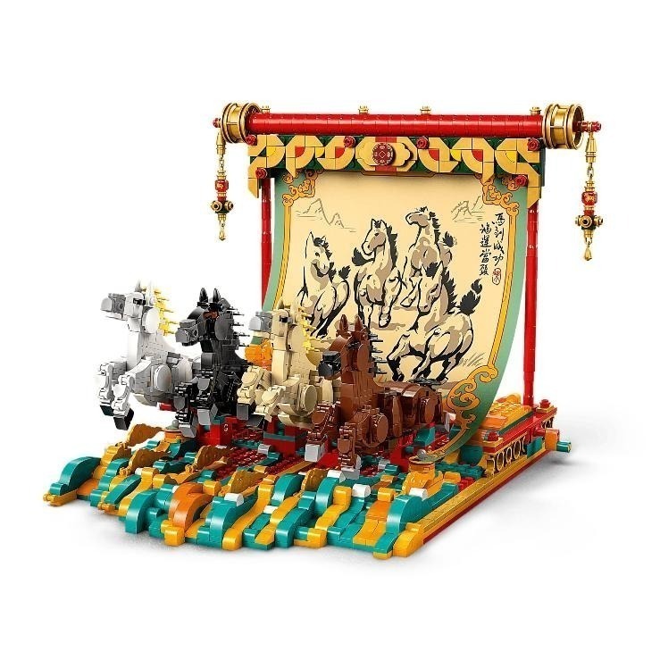 ［想樂］全新 樂高 LEGO 80119 Chinese Festival 駿馬奔騰圖-細節圖6