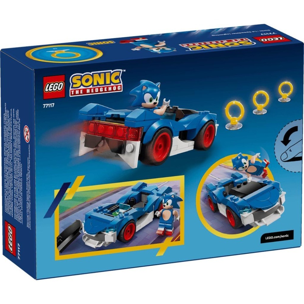 ［想樂］全新 樂高 LEGO 77117 Sonic 索尼克：Speedster Lightning-細節圖2