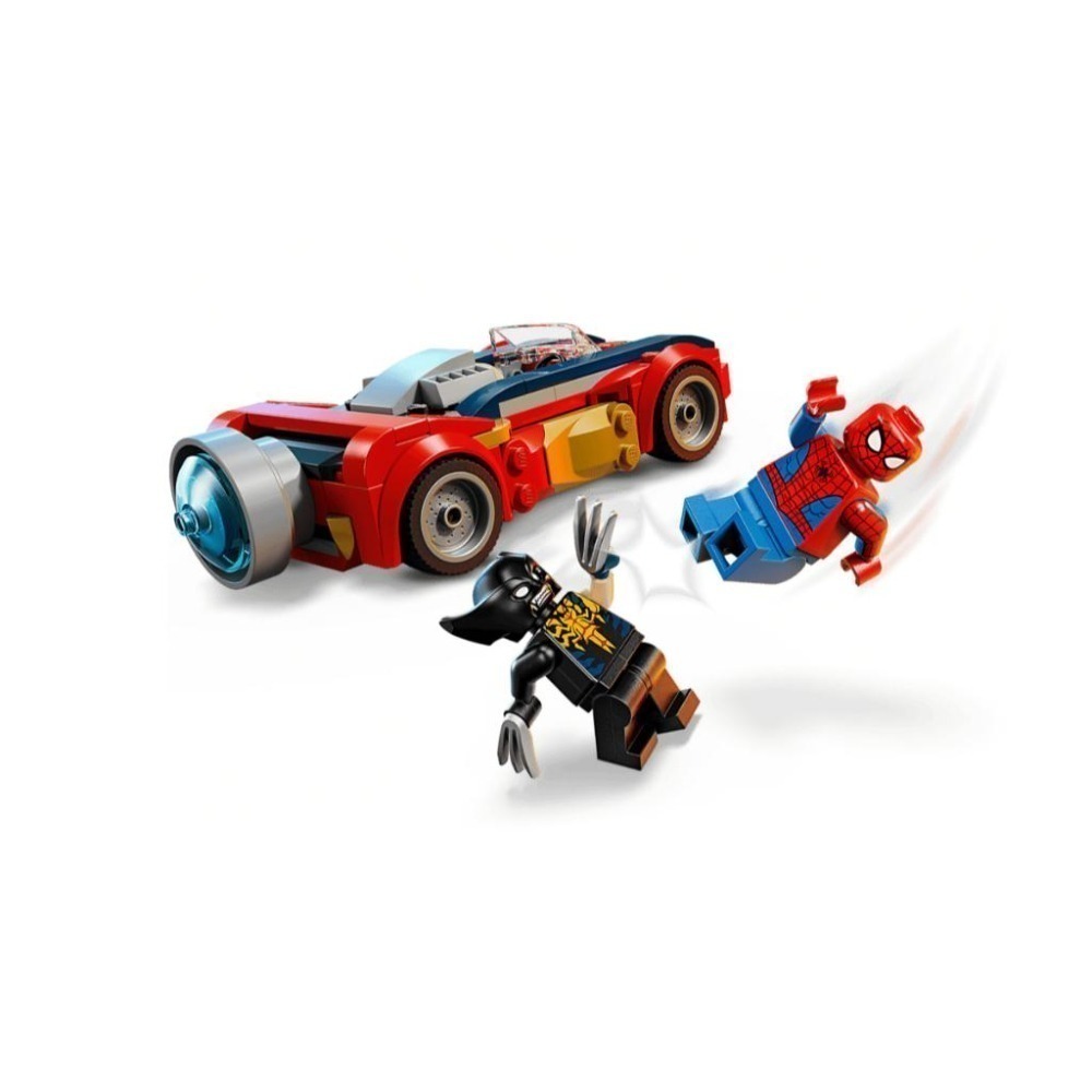 ［想樂］全新 樂高 LEGO 76336 Marvel 漫威 蜘蛛人汽車大戰猛毒化金鋼狼-細節圖6