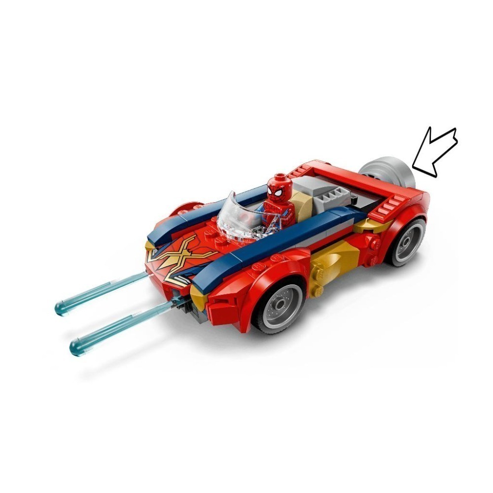 ［想樂］全新 樂高 LEGO 76336 Marvel 漫威 蜘蛛人汽車大戰猛毒化金鋼狼-細節圖7