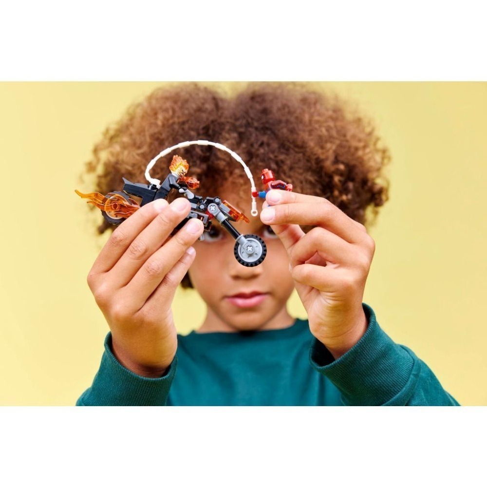 ［想樂］全新 樂高 LEGO 76335 Marvel 漫威 蜘蛛人大戰惡靈戰警摩托車-細節圖9