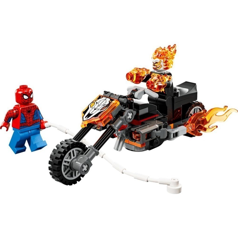 ［想樂］全新 樂高 LEGO 76335 Marvel 漫威 蜘蛛人大戰惡靈戰警摩托車-細節圖3