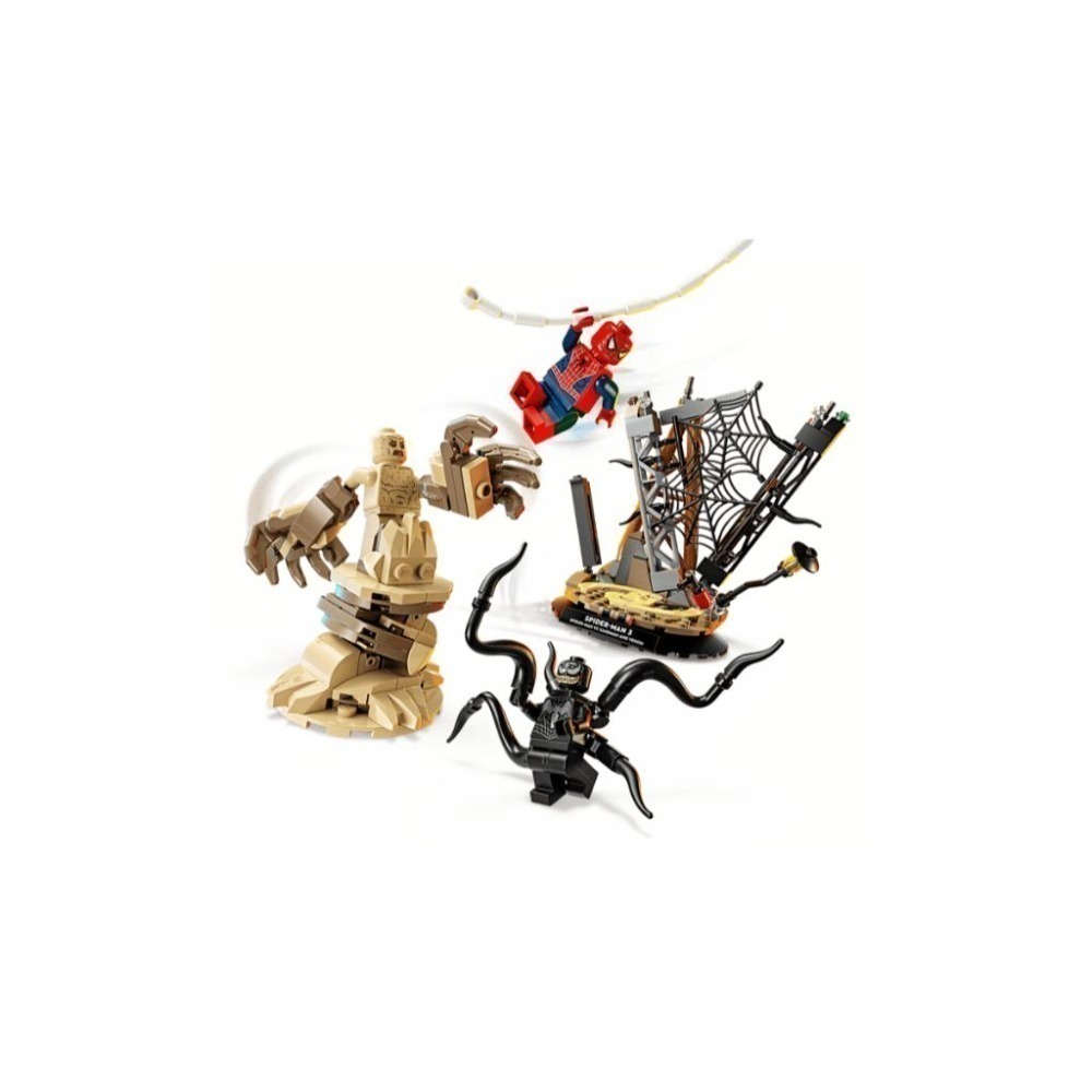 ［想樂］全新 樂高 LEGO 76334 Marvel 漫威 史詩級對決：蜘蛛人 vs. 沙人-細節圖5