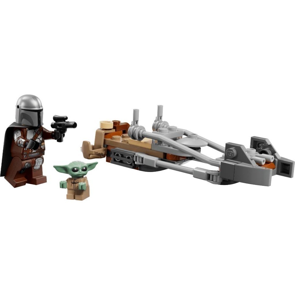 ［想樂］全新 樂高 LEGO 75436 Star Wars 星際大戰 曼達洛人和古古的飛行摩托車-細節圖3