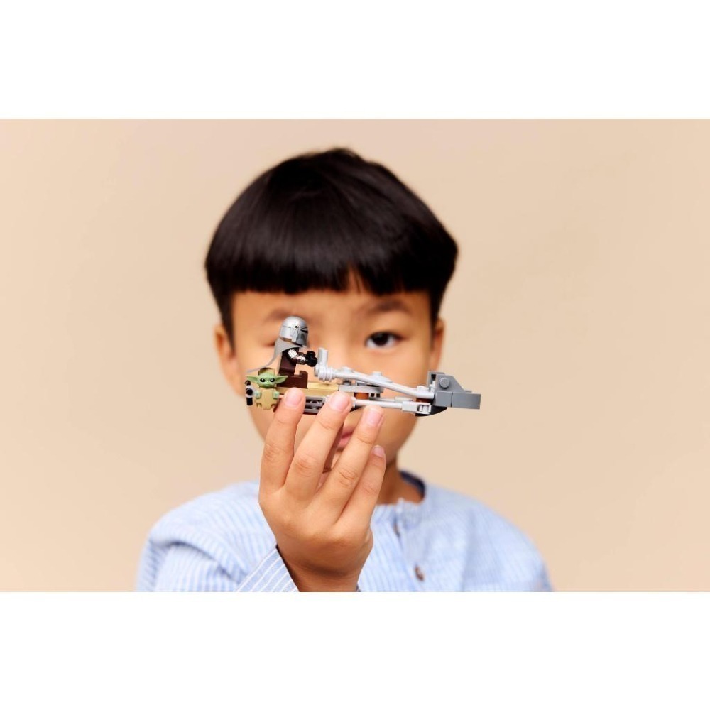 ［想樂］全新 樂高 LEGO 75436 Star Wars 星際大戰 曼達洛人和古古的飛行摩托車-細節圖8