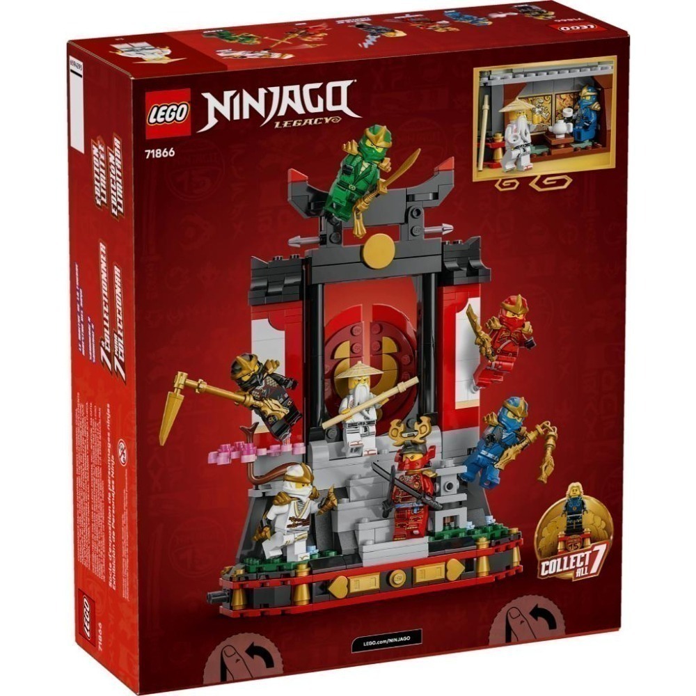 ［想樂］全新 樂高 LEGO 71866 Ninjago 忍者 忍者角色擺飾 15 週年紀念版-細節圖2