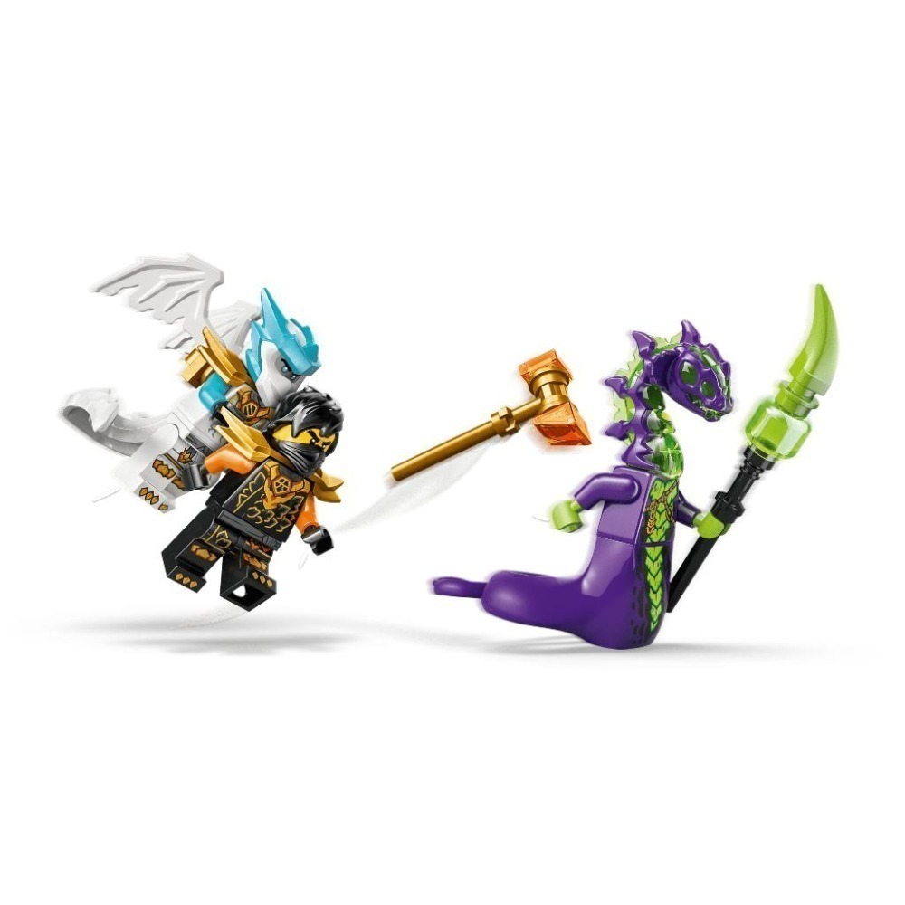 ［想樂］全新 樂高 LEGO 71854 Ninjago 忍者 阿剛的任務機械人和龍形冰忍-細節圖4