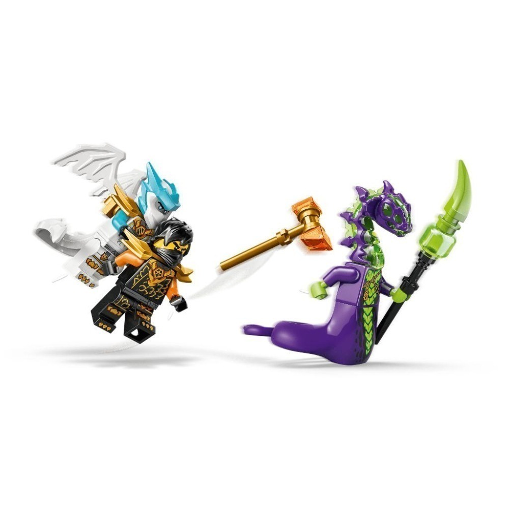 ［想樂］全新 樂高 LEGO 71854 Ninjago 忍者 阿剛的任務機械人和龍形冰忍-細節圖4