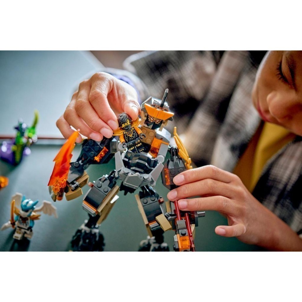 ［想樂］全新 樂高 LEGO 71854 Ninjago 忍者 阿剛的任務機械人和龍形冰忍-細節圖8